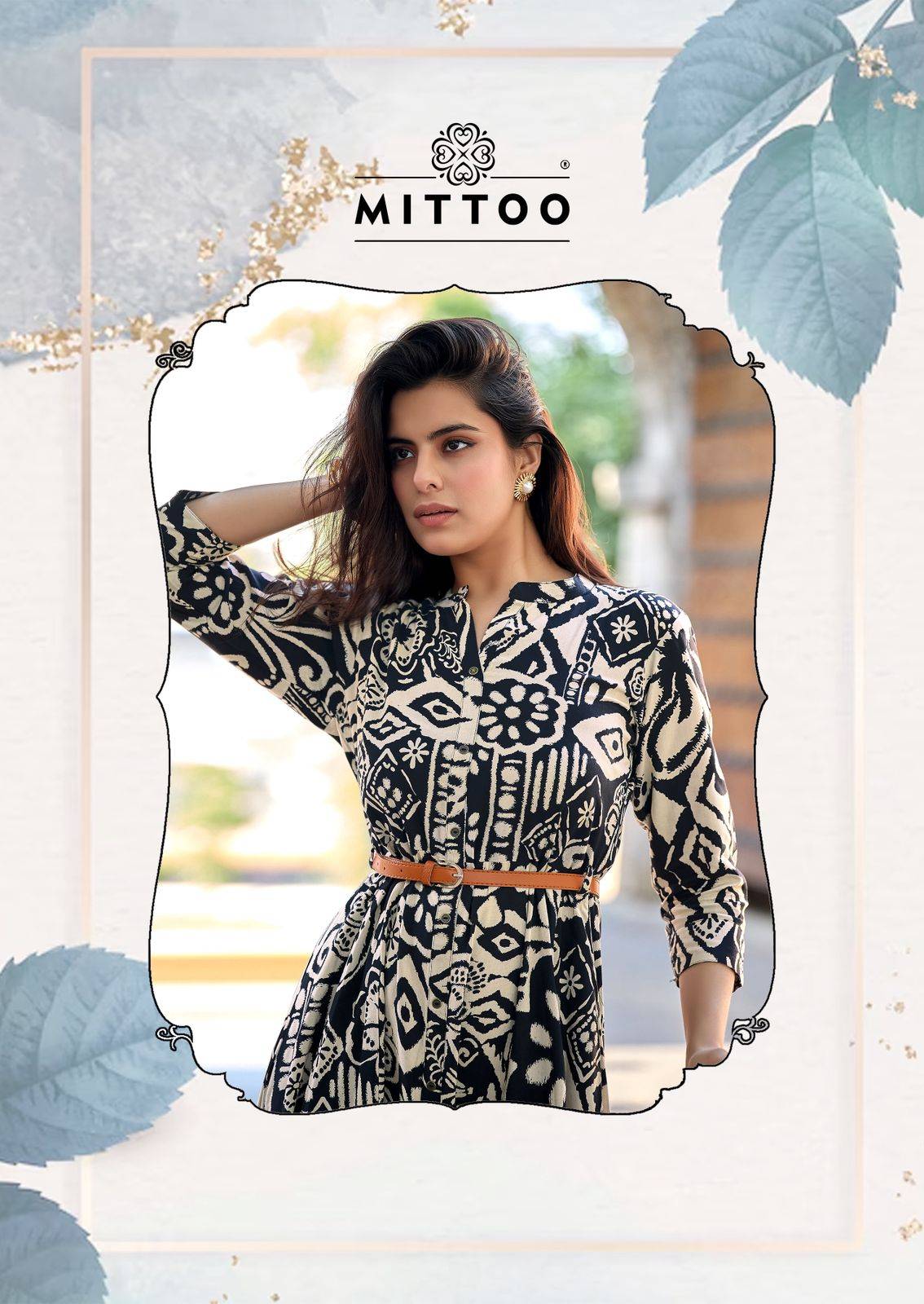 Belt Vol 26 By MITTOO 1373 To 1378 Series Beautiful Festive Suits Colourful Rayon Print Kurtis At Wholesale Price